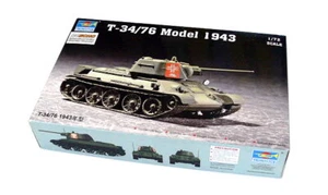 TRUMPETER 07208 Military Model 1/72 T-34/76 Model 1943 Scale Hobby P7208 - Picture 1 of 1