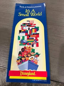 Bank of America präsentiert Disneyland It's A Small World 1987 Broschüre - Bild 1 von 4