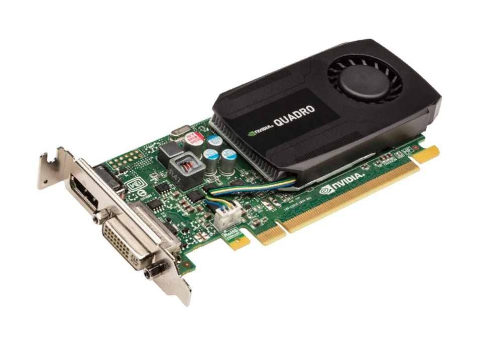 IBM nVidia Quadro K600 1GB PCIe x16 DVI DP 03T8309 - Image 1 of 1