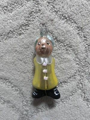 SONRISA DÍA LLUVIOSO - RADKO - Adorno de Navidad - OSO PADDINGTON - SOMBRERO VERDE Foto 1 de 4