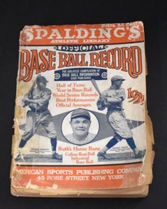 *Original* 1921 Spalding's Official Baseball Record - Bild 1 von 9