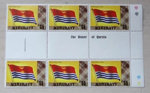 KIRIBATI 340a BANDERA NACIONAL MONTADA SIN MONTAR OG 1979-80 (VER DESCRIPCIÓN DEL ARTÍCULO) - Imagen 1 de 3