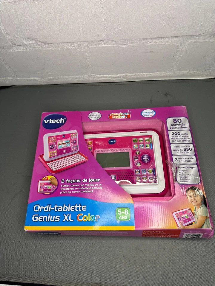 VTech Ordi-Tablette Genius XL Color – Französische Version – Pink - Bild 1 von 4