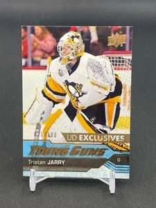 2016 Upper Deck Series 2 - UD Exclusives Young Guns - Tristan Jarry - #'D/100 RC