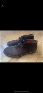 Vera Pelle Men’s Suede Shoes Size 46 Italy - Picture 1 of 3