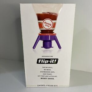Flip-It ~ Bottle Emptying Kit ~ 6 Deluxe Sets ~ New ~ NIB ~ from QVC