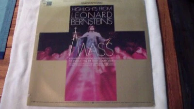 LEONARD BERNSTEIN'S MASS HIGHLIGHTS QUADRAPHONIC SEALED VINYL LP COLUMBIA  - Image 1 of 2