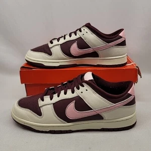 Nike Dunk Low Premium Valentine's Day Men's Size 12 DR9705-100 Pink/Red Clean - Picture 1 of 10
