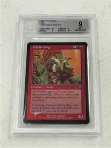 2001 Magic The Gathering 7th Edition Goblin King Foil R R #129 BGS 9 - Picture 1 of 2