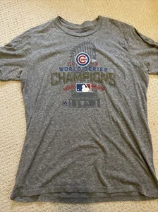 Chicago Cubs World Series T-Shirt M Majestic Threads - Picture 1 of 1