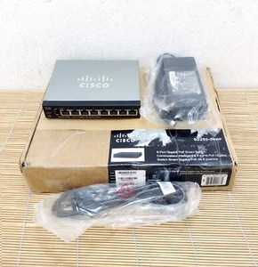Neu Cisco SG250-08HP-K9 8x 10/100/1000 PoE+ ports 45W power budget New Other - Bild 1 von 1
