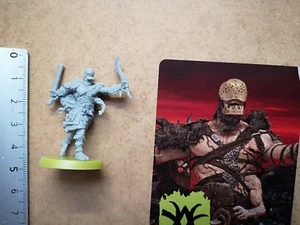 UM'TULL WARRIOR  MINIATURE + CARD / BARBARIAN / HATE BOARD GAME CMON G165 - Imagen 1 de 1