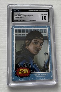 2021 Topps Star Wars Living Set Koska Reeves Card #215 CGC 10 Gem Mint