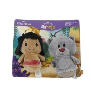 Muñecas de peluche Hallmark Itty Bittys The Jungle Book Mowgli & Baloo - Imagen 1 de 8