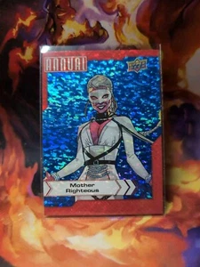 2022-23 Cubierta Superior Marvel Madre Justo Inserto Brillo Azul #62 Nuevo Casi Nuevo Difícil de Encontrar - Imagen 1 de 2