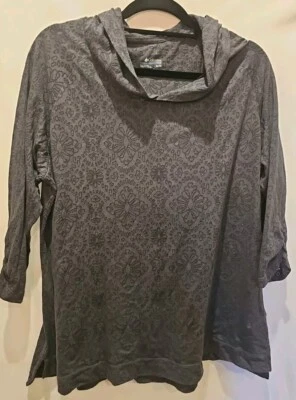 Columbia Mujer’s Natación Encubrimiento Talla Grande Con Capucha Charcol Gris Ligero  Foto 1 de 4