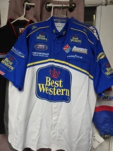 Michael Waltrip Best Western Busch Series Pit Crew Shirt XXL Simpson - Picture 1 of 2