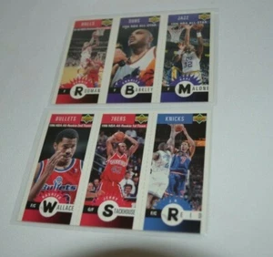 1996 UPPER DECK BASKETBALL M14 RODMAN,BARKLEY,MALONE M89 WALLACE,STACKHOUSE,REID - Picture 1 of 2