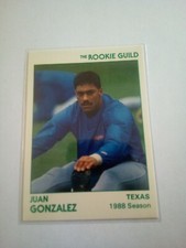 1991 STAR ROOKIE GUILD GLOSSY JUAN GONZALEZ #51 SHARP! ONLY 5000 MADE