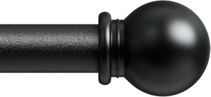 Curtain Rods for Windows 48 to 84, Splicing Adjustable 5/8 Diameter Drapery R... - Picture 1 of 3