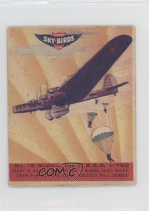 1941 Goudey Sky-Birds Chewing Gum R137 Russia The URSS L-760 #15 0r1h