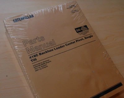 CAT Caterpillar 416C Backhoe Loader Parts Manual Book Catalog list SEBP2887 1998 - Image 1 of 4