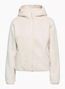 Aritzia Tna Felix Teddybear Polar Zip Hoodie L Oracle Pink New with Tags NWT - Picture 1 of 2