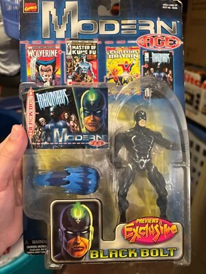 ToyBiz Marvel Modern Age Action Figure - Black Bolt - New - Image 1 of 2