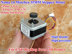 NEMA 14 Hybrid Stepper Motor 2 Phase 1.8 Degree For CNC RepRap Prusa 3D Printer - Picture 1 of 12