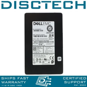 Dell D63MJ 3.84TB SATA 6Gb RI Read Intensive SSD Micron MTFDDAK3T8TDS-1AW1ZABDA - Picture 1 of 3