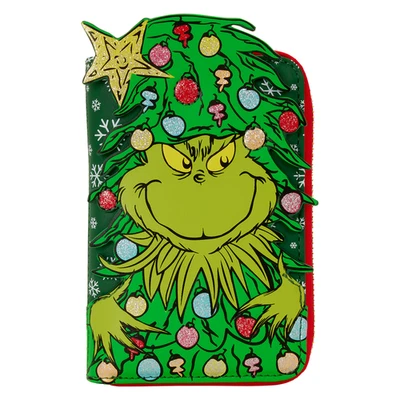 Loungefly Dr. Seuss How the Grinch Stole Christmas! Tree Zip Around Wallet - Image 1 of 4