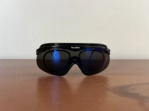 VINTAGE Bolle Edge II Sunglasses Purple Mirrored With Original Case - Picture 1 of 10