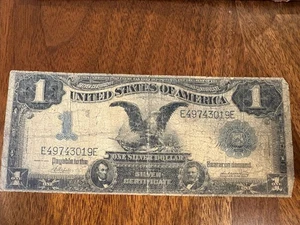1899 $1 "Black Eagle" silver certificate - One Dollar - USA - Picture 1 of 6