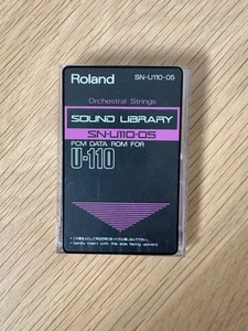 Roland SN-U110-05 Orchestral Strings Sound Library PCM Data ROM Card U-20/220 - Picture 1 of 2