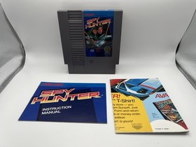 Spy Hunter  (Nintendo NES, 1987) Authentic 5 Screw /w Manual Poster & Sleeve