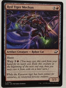 Red Tiger Mechan C Edge of Eternities 154 NM - Picture 1 of 2