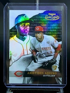 2020 Gold Label Baseball Aristides Aquino RC Class 1 Rookie Rainbow Foil Design - Bild 1 von 2