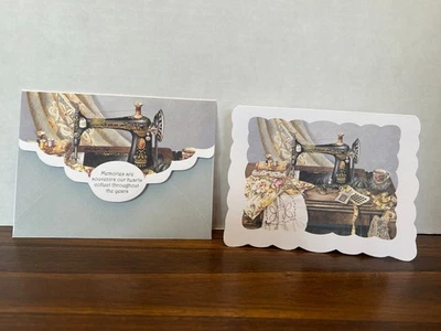 Sewing Machine Blank Note Cards - Изображение 1 из 4