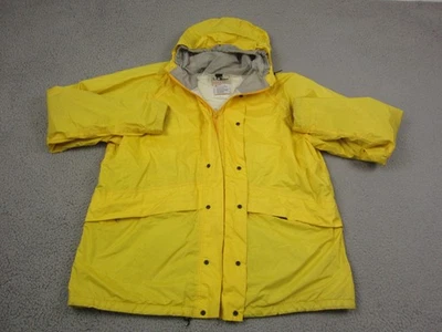 Vintage LL Bean Jacket Mens Extra Large XL Yellow Raincoat Gore Tex USA Made 90s - Image 1 of 4