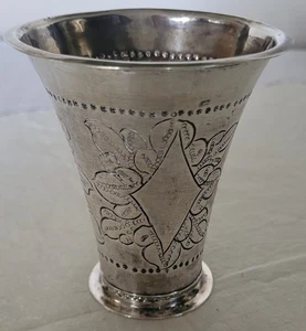 Very Rare Silver Beaker by Sven Peter Roding Swedish Silversmith 1753 - Picture 1 of 7