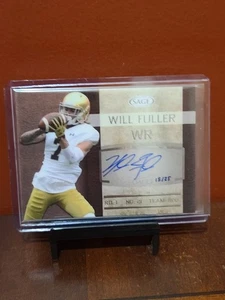 2016 SAGE Will Fuller AUTO Silver 15/25 Houston Texans Notre Dame SA19 - Picture 1 of 3