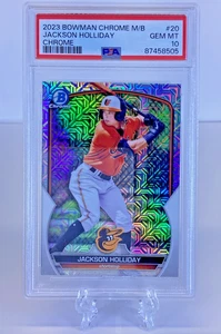 2023 Bowman Mega Box - Jackson Holliday - Chrome #BCP20 - PSA 10 - Picture 1 of 6