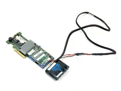IBM M5110 6Gb/s PCIe x8 SAS/SATA Raid Controller with Battery FRU P/N: 00AE807 - Image 1 of 3