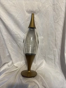 VTG 1957 Early Space Age  Art Deco Liquor Bottle D-10 6 4 57 Sputnik Era - Foto 1 di 5