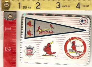 Vintage lot 6 Prismatic sticker sheets 1993 MLB St Louis Cardinals - Picture 1 of 1