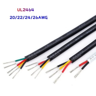 20/22/24/26AWG Multicore Flexible PVC Cable Wire 2/3/4 Core Signal Control Cable - Image 1 of 4
