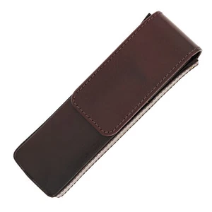 Girologio Double Magnetic Closure Pen Case in Oxblood - NEW - Picture 1 of 3