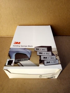 Box Of 24 3M Sanding Sponge Foam Block Medium 4 sided 63199 Sponge Sanding - Picture 1 of 2