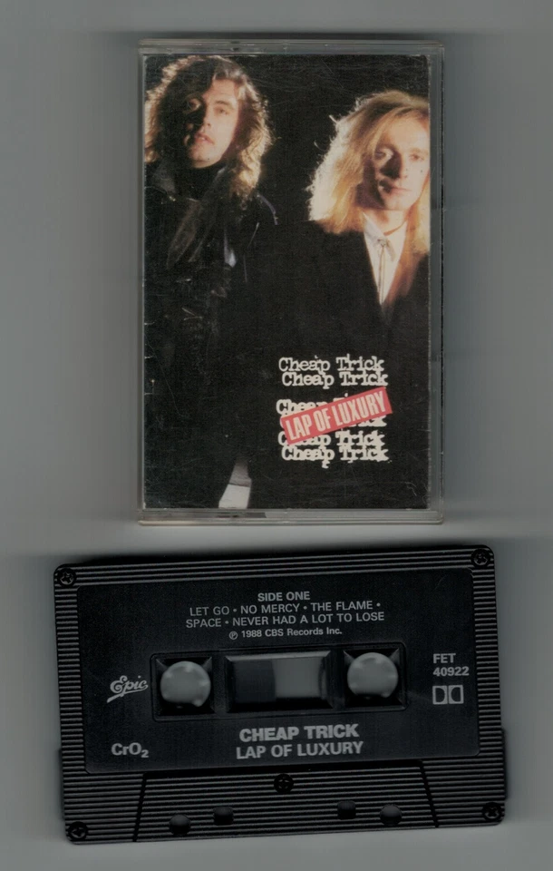 Cheap Trick - Lap Of Luxury (Cassette) 1988 CBS Records - Canadian Edition RARE - Image 1 of 3