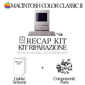 Kit Recap Riparazione Apple Macintosh Color Classic II Capacitor Motherboard - Bild 1 von 3